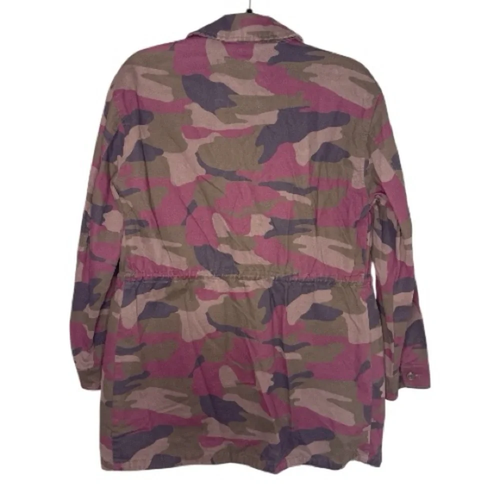 Levi's Oversized Military Filed Jacket in Purple Camo Cotton Pockets size Small - Picture 5 of 8